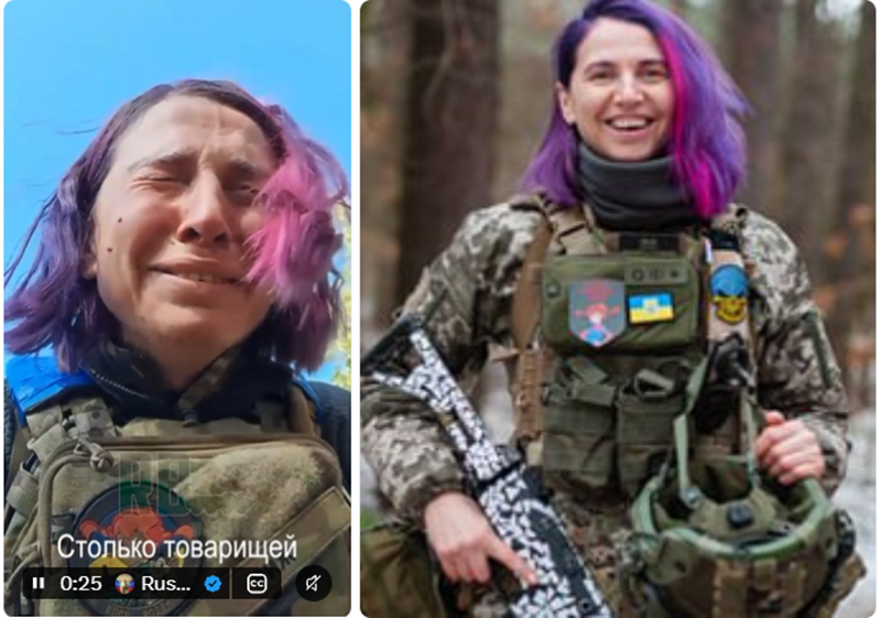 Propaganda in resničnost: Ukrajinka se je z veseljem pridružila ukrajinski vojski, nato pa v jok - zaradi groznih izgub...