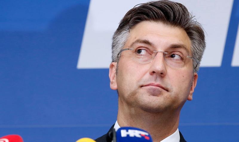 Plenković dobil tesno podporo v saboru za vlado HDZ in HNS