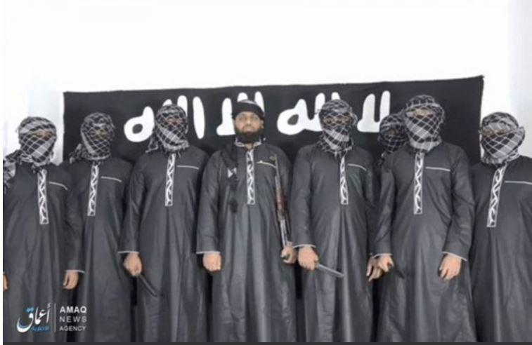 Podobe zlobe: ISIS objavil fotografije teroristov, za katere trdi, da so izvedli pokole v Šrilanki