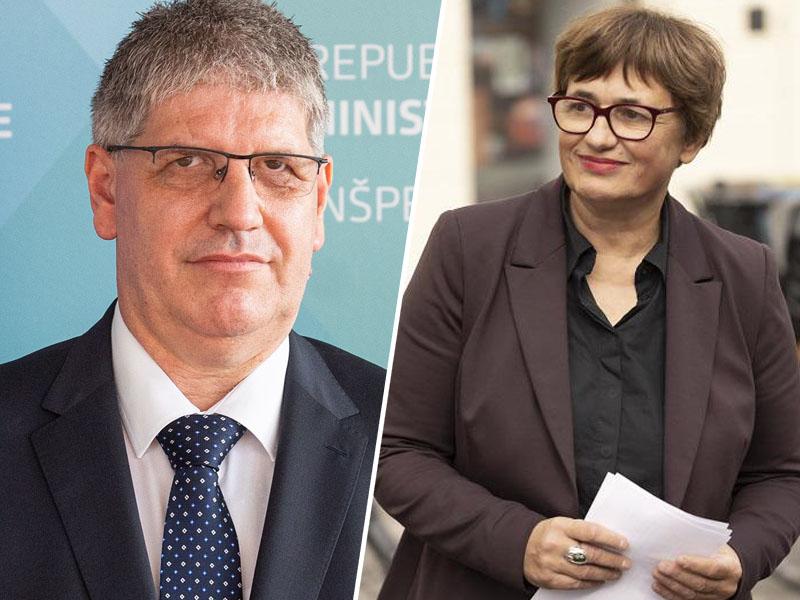 Golob naj čim prej najde zamenjavo za Poklukarja: Minister, ki podpira Janševo zakonodajo - ne spada v Golobovo vlado!