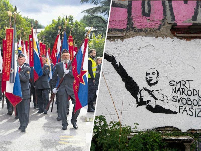 Zloraba proslave: Kako je Janša demonstriral zvestobo pokojnemu očetu domobrancu, ne pa državi
