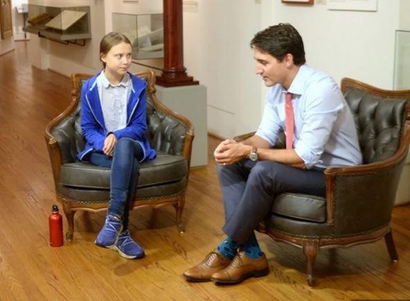 Nova žrtev komikov: Trudeau klepetal z lažno Greto, a posumil, da je pretentan, ko ga je vprašala naslednje