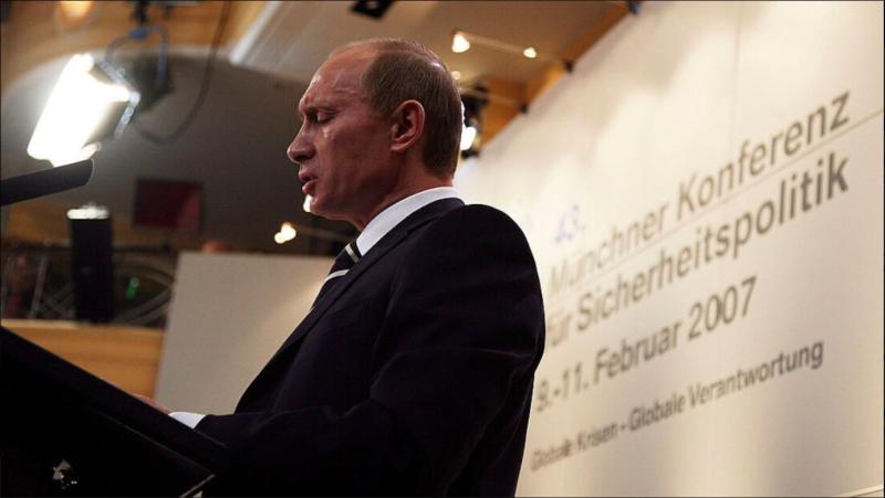 Kako je ruski predsednik napisal zgodovinski govor za varnostno konferenco v Münchnu