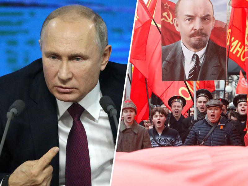 Ruski predsednik Vladimir Putin udaril po - komunistih