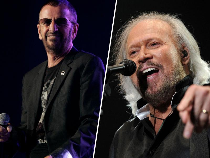 Ringo Starr in Barry Gibb prejela britanski viteški red