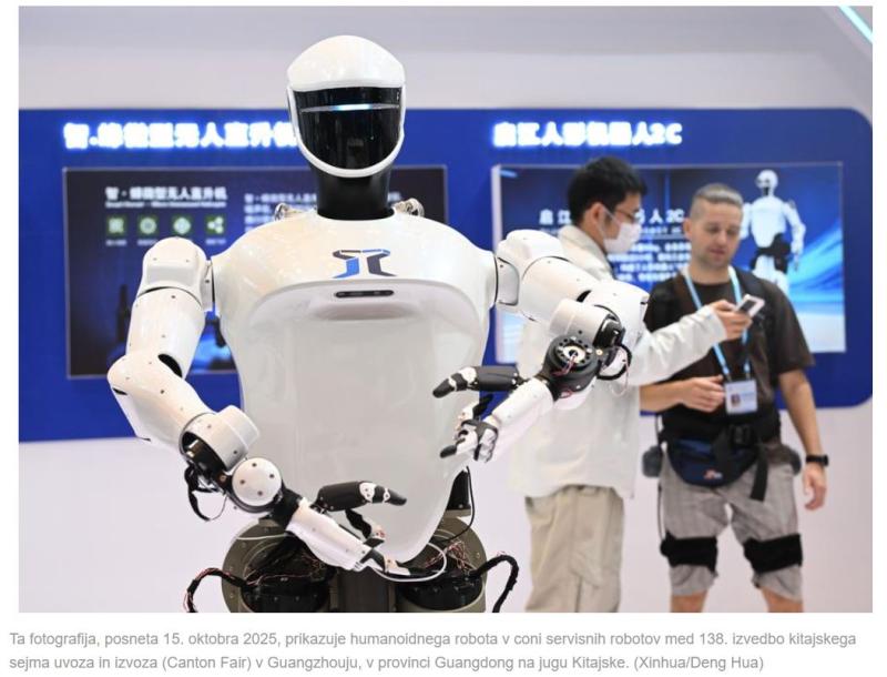 Poraz: ZDA prepovedujejo kitajske humanoidne robote