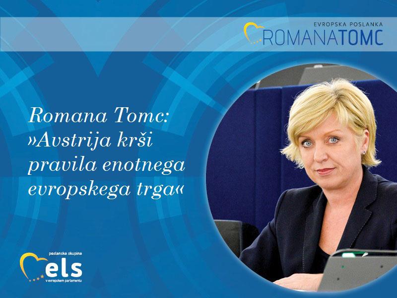 Odkrito iz Evropskega parlamenta – Avstrija krši pravila enotnega evropskega trga / Romana Tomc