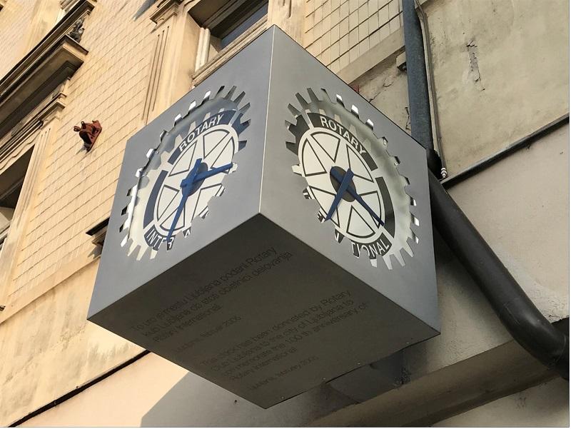 Zgodba 20. obletnice Rotarijske ure v Ljubljani: Od ideje do mestne znamenitosti