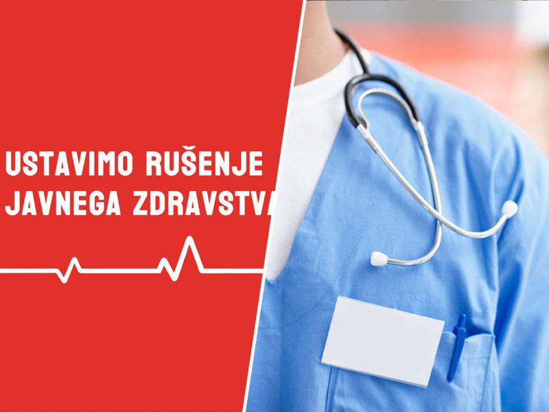 Glas Ljudstva poziva k uporu proti rušenju javnega zdravstva