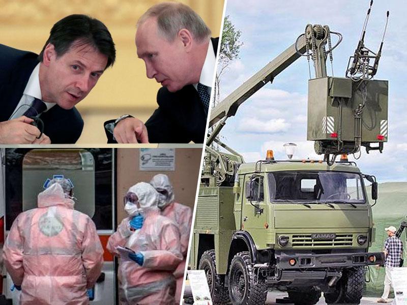 Rusija pomaga Italiji: Vojaška letala dovažajo posebna vozila, medicinsko opremo, zdravnike in specialiste za dezinfekcijo