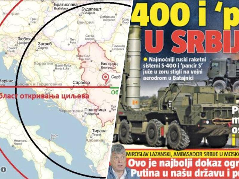 Raketni sistem S-400 že v Batajnici: v petih minutah uničenih 14 sovražnih formacij letal. Bo S-400 Putin pustil v Srbiji?