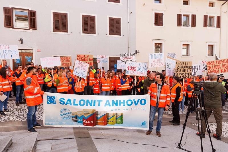 Delavci Salonita Anhovo šokirani nad stališči in pomanjkanjem konkretnih pojasnil župana
