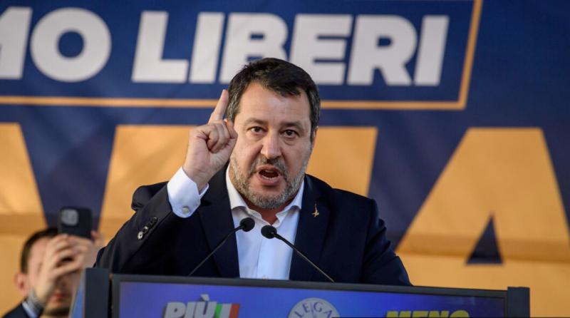 Salvini spet nad Macrona: Daj čelado na glavo in se spelji na ukrajinsko fronto!