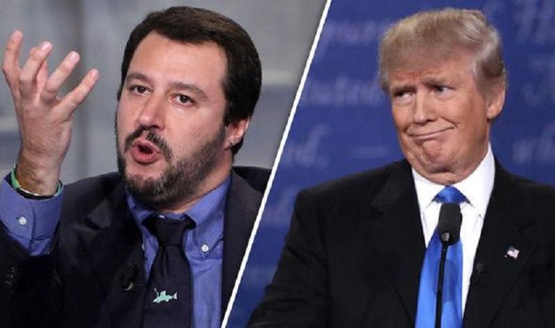 Donald Trump in Matteo Salvini - oba brez poguma, možganov in src?
