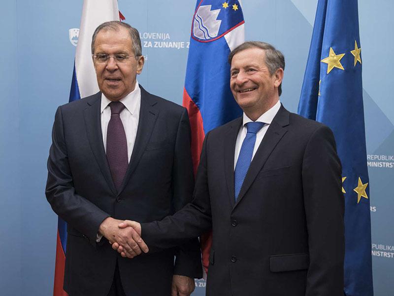 Erjavec in Lavrov za dialog EU in Nata z Rusijo