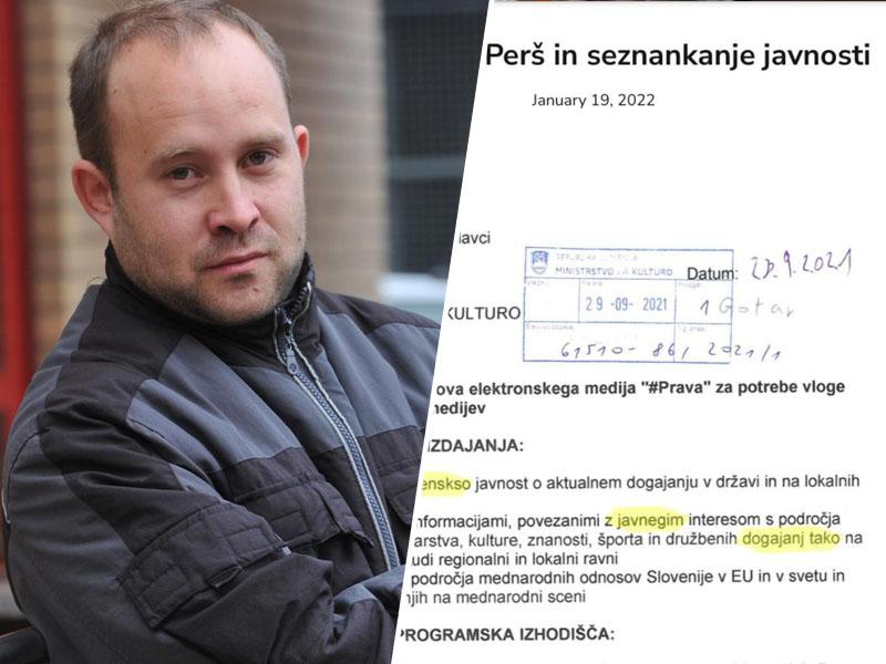 Polpismeno in nemarno: Kako je Luka Perš s Pravo začel »seznankati slovenskso jaavnost«