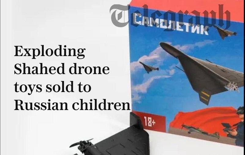 Panika v Veliki Britaniji: Sedaj že otroški modeli brezpilotnih letal Geran grozijo Zahodu in »militarizirajo otroke«