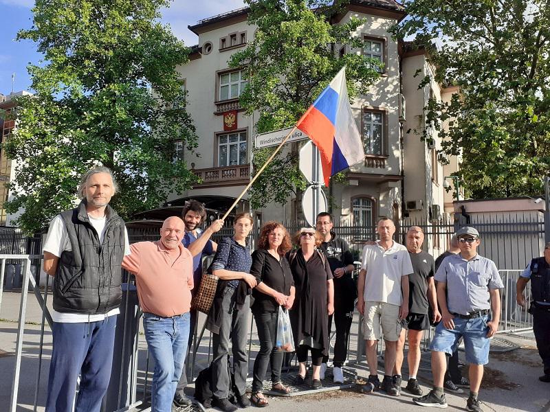 V Ljubljani tudi ta petek ob 18. uri znova shod v podporo Rusiji