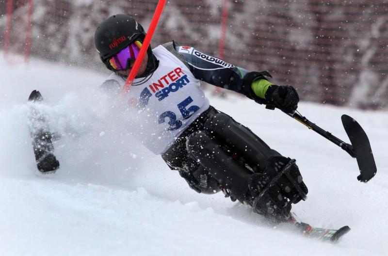 V Kranjski Gori najboljši smučarji invalidi