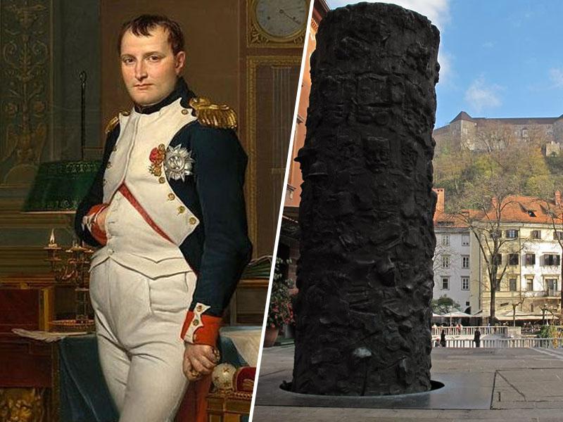 Bomo rušili spomenika Napoleonu in dobrovoljcem, ker na obeh »ni mogoče graditi pluralistične demokracije?«