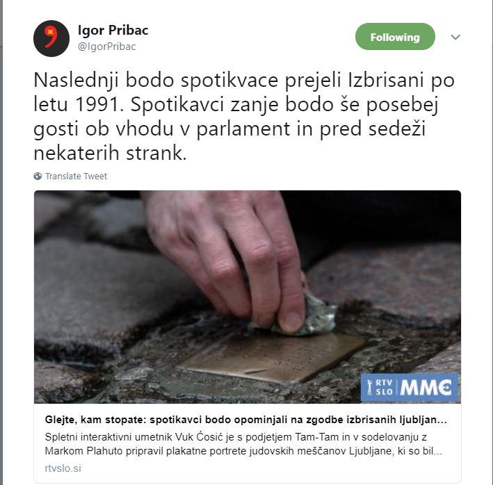 Ljubljana medse sprejema preganjane judovske meščane