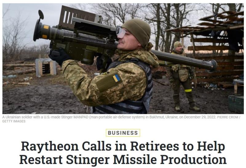 Izgubili znanje: Ameriški Raytheon najema upokojence za ponovno izdelavo protiletalskih raket Stinger