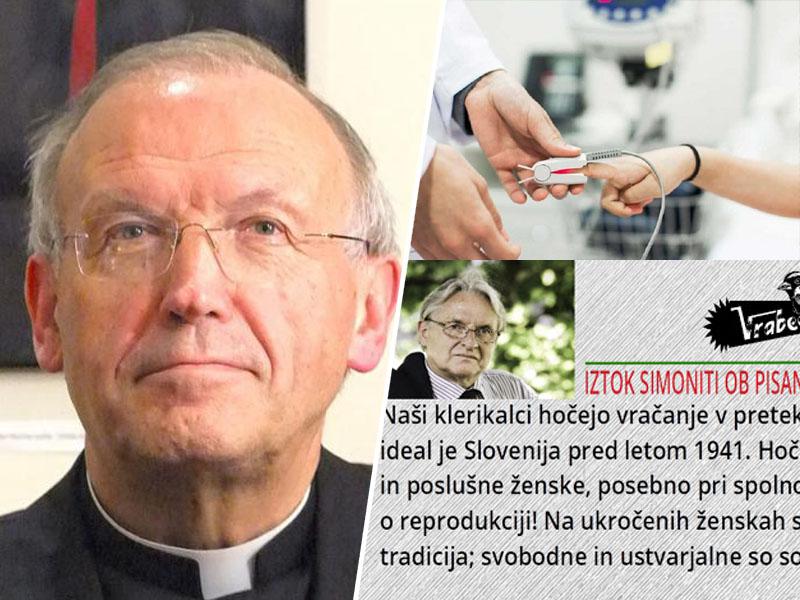 Ajatola Anton Stres v tradiciji klerikalizma s skupino vračev iz RKC napadel opozicijo in jo obtožil širjenja smrti