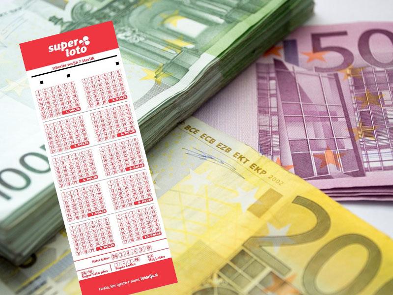 Sedmica Super Lota srečnežu na novoletni dan prinesla milijon evrov