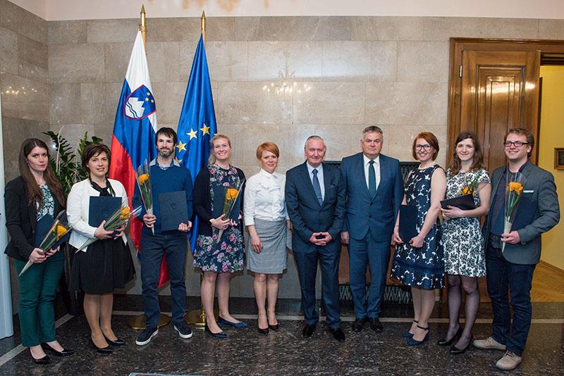 Svečana podelitev nagrad Urada za naloge na temo Slovencev v zamejstvu in v izseljenstvu 