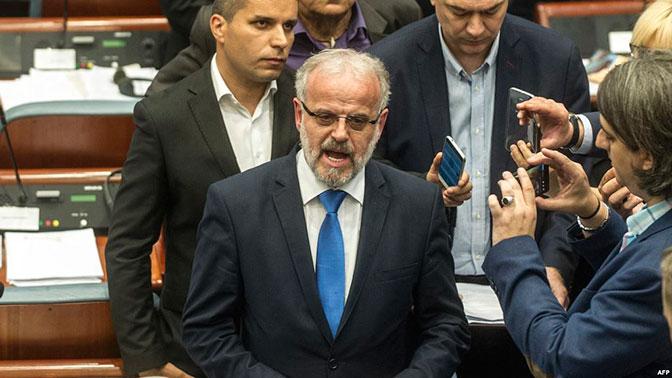 Novoizvoljeni predsednik makedonskega sobranja pričel z delom