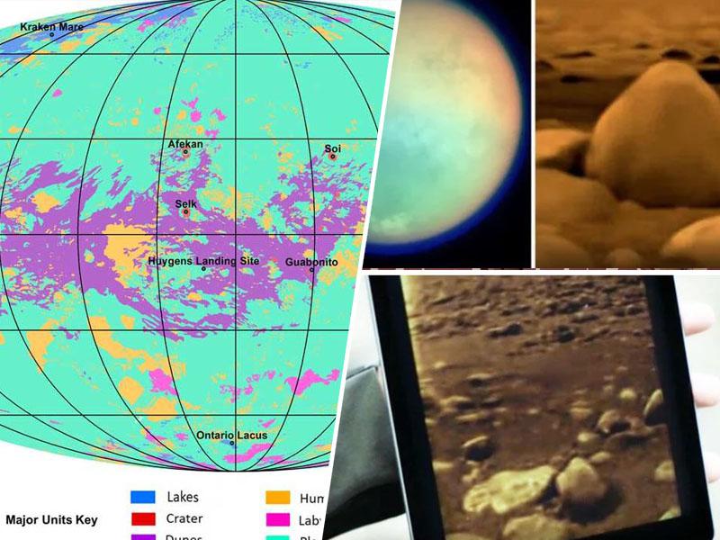 NASA razkrila prvo globalno geološko karto - Titana