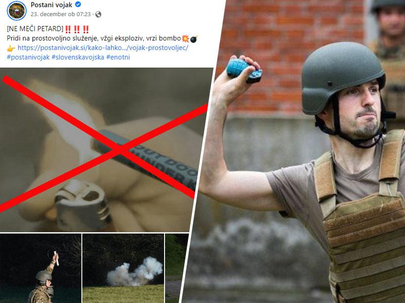 MORS po kritiki poziva k »metanju bomb« skesano umaknil objavo in priznal: »Bilo je premalo domišljeno!«