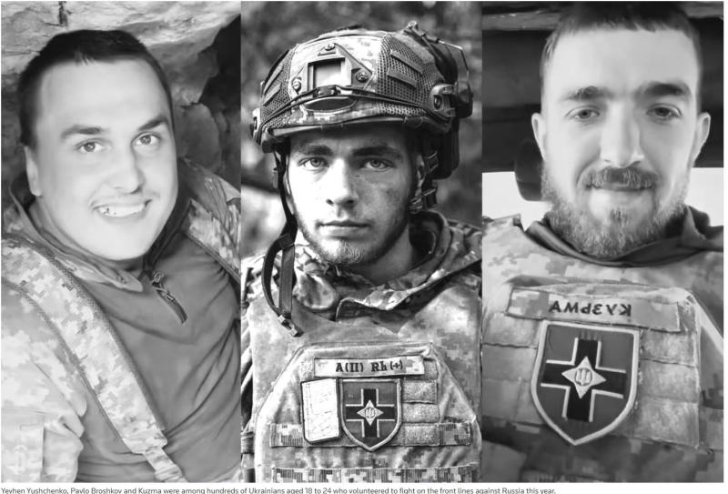 Enajst novih vojakov po letu dni: Nihče se ne bojuje več, a vsi opisujejo, kako je vojna uničila generacijo mladih Ukrajincev