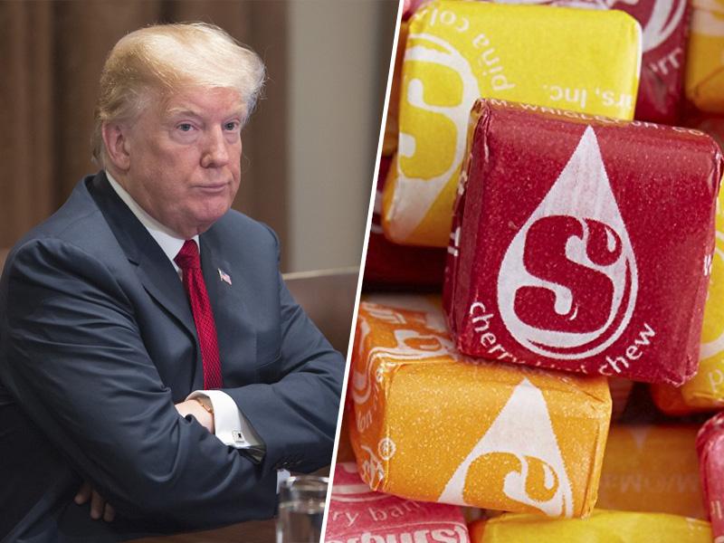 Trump naj bi Merklovi na mizo vrgel bonbončka