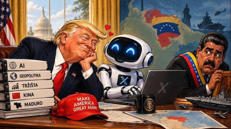 Nobenega haska od Cie, niti State Departmenta: Trump je vprašal Groka, kaj se bo zgodilo, če ugrabi Madura