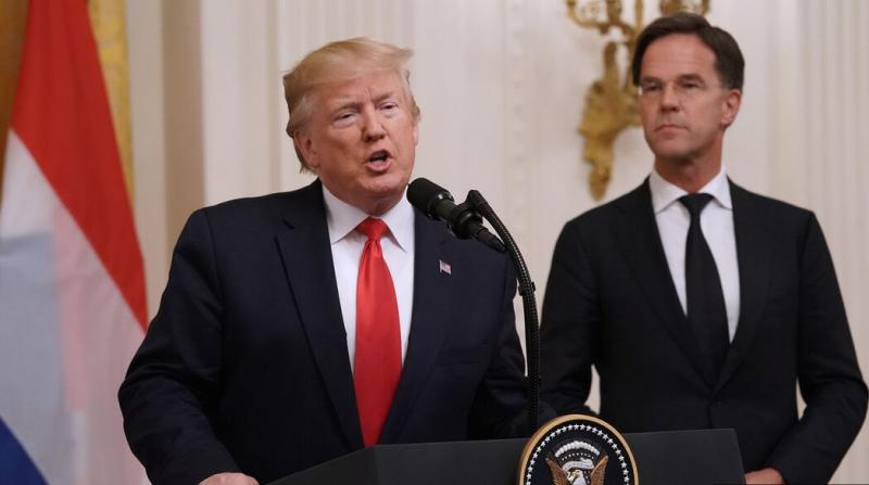 »Tiskovni predstavnik Evrope« Rutte na obisku pri Trumpu: Za sklenitev miru, ki ne vključuje koncesij Rusiji