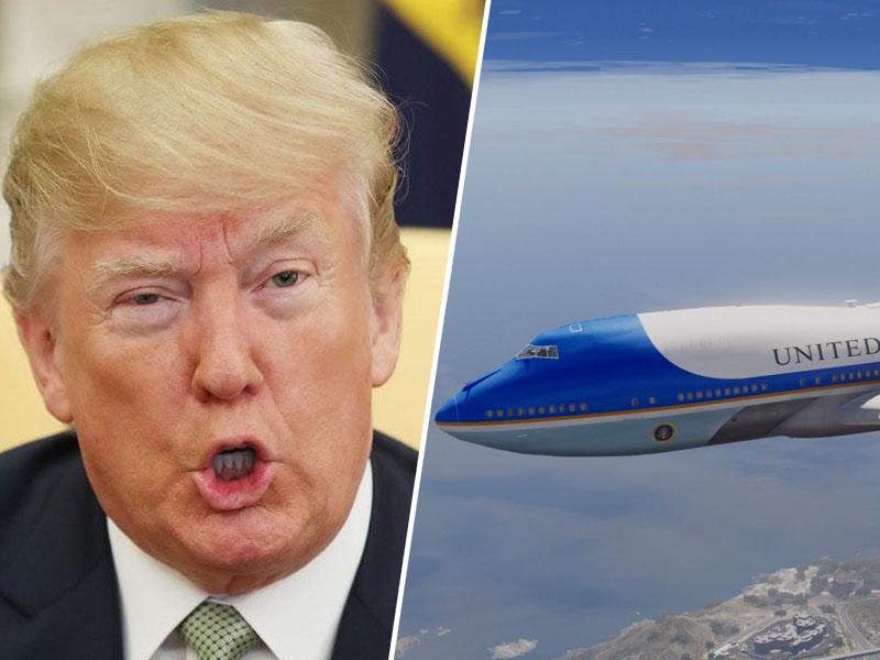 Bo EU Donaldu Trumpu zaplenila letalo Air Force One?