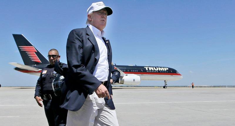 Zakaj Boeing 757, Trumpov »kronski dragulj«, brez motorja žalostno propada na letališču v New Yorku