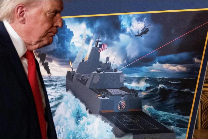 Zelena luč za »Zlato floto« Pentagona: Imenovale se bodo »razred Trump« in bodo največje vojne ladje doslej