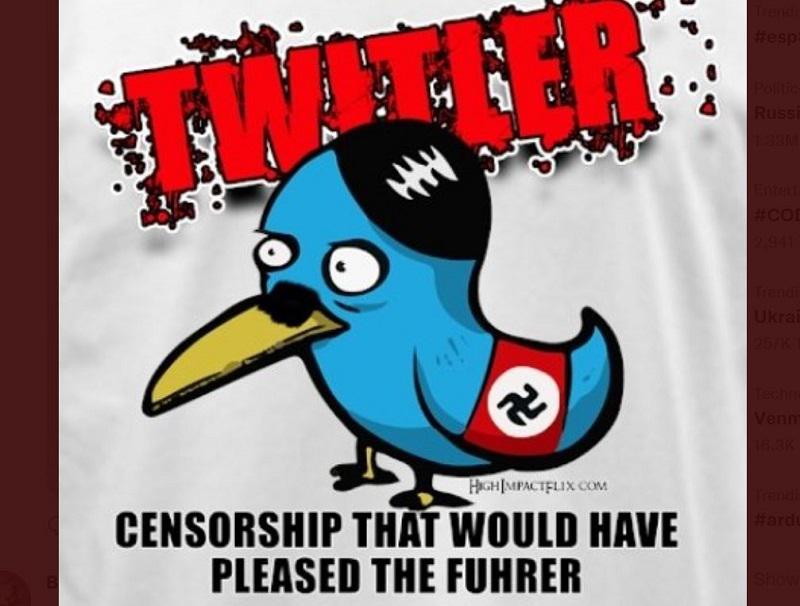 Kako cenzurira Twitter: sporna tudi fotografija moškega, ki se je uprl nacističnemu pozdravljanju
