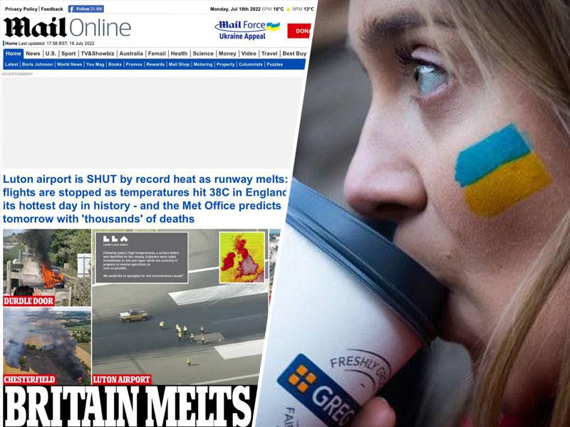 Daily Mail odstranil zavihek »Ukrajina«, v EU pa vse bolj neprijazni do ukrajinskih beguncev