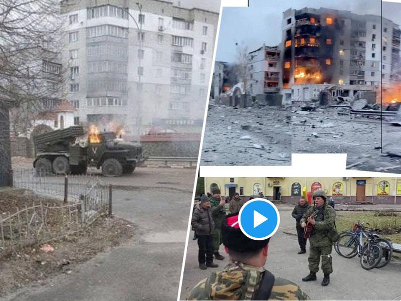 Prepovedano na Zahodu: Poglejte, kakšni so učinki molotovk in kako Ukrajinci sprejemajo »ruske okupatorje!«