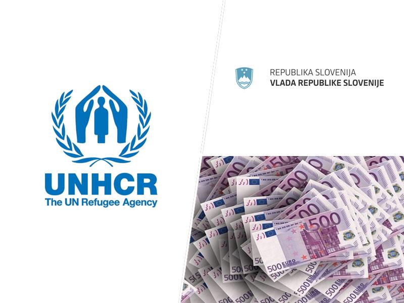 Slovenija na poziv UNCHR darovala 30.000 evrov za begunce