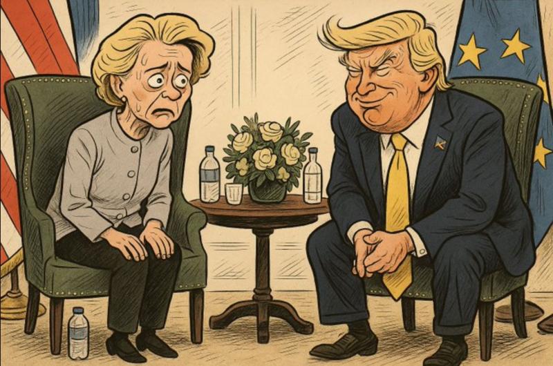 Evropa obljublja nemogoče: Trump spet prodaja iluzijo, Bruselj pa jo kupuje