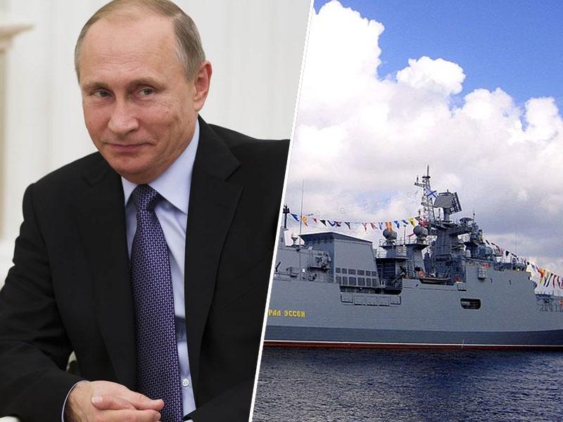 Putin napovedal veliko okrepitev ruske vojne mornarice