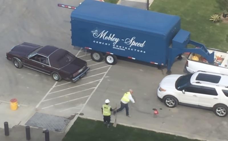 Kdo je kriv: neprevidni delavci ali nepozoren voznik?