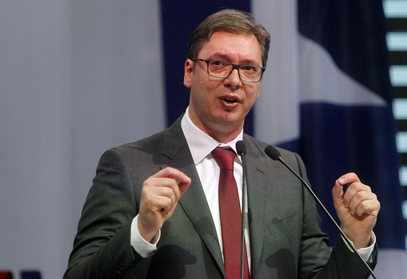 Projekcije: Vučić že v prvem krogu izvoljen za novega srbskega predsednika