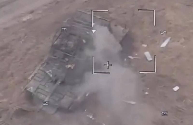 Eden manj: Uničen ameriški »Abrams« v regiji Kursk (VIDEO)