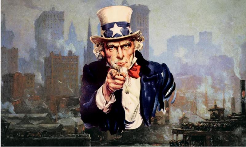 »Amerika je ropar! Na obrazu ima velik nasmešek, v hrbet pa ti zarije nož! Hoče vse!«