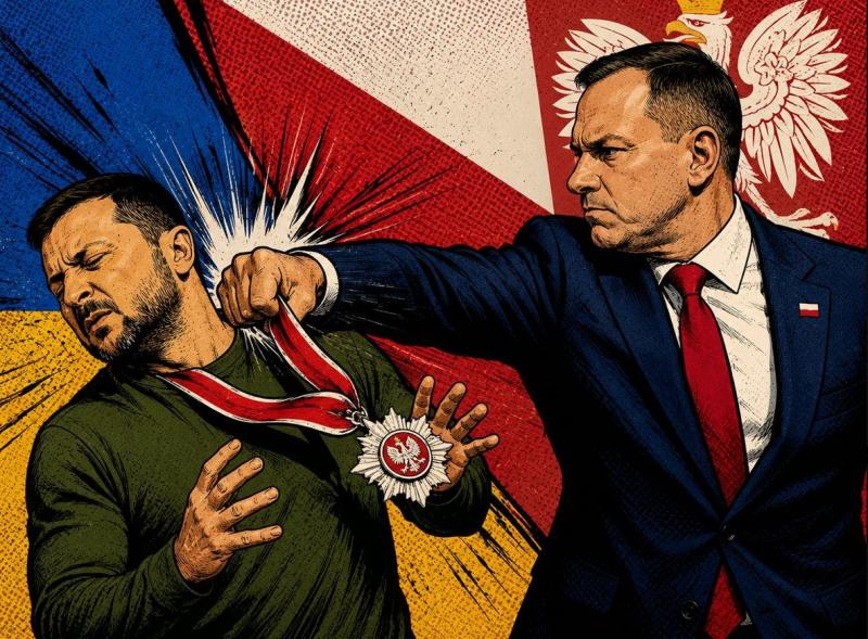 Nawrocki presekal: Zelenskemu odvzeto najvišje poljsko državno odlikovanje